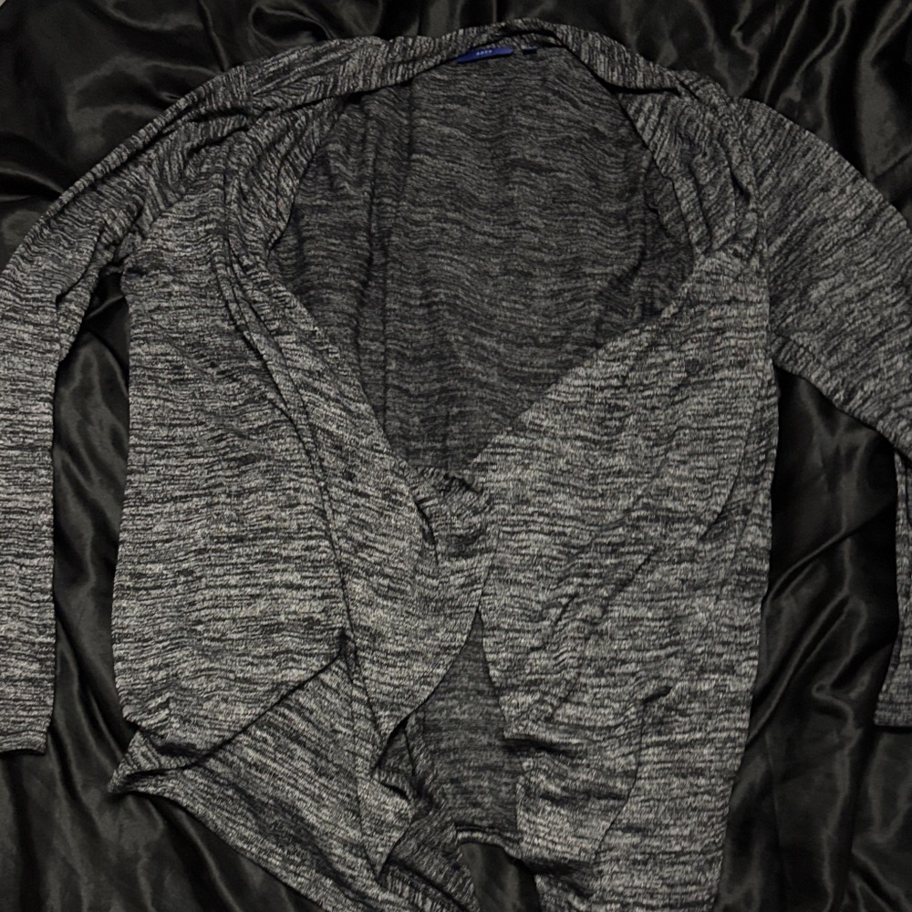 Apt. 9 Gray Women's Cardigan Sweater